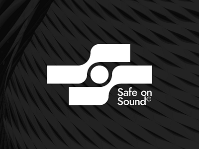 Safe on Sound - Sound System Brand Concept black bold brand clean design draplin geometric logo logo design logomark logotype loud mark minimalist modern s shapes