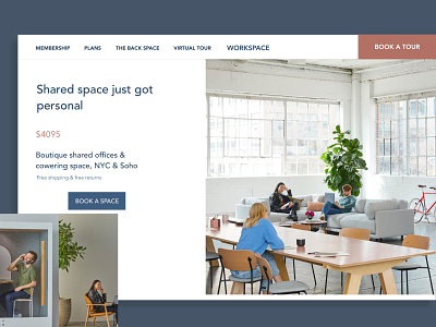 Workspace Homepage adobe adobexd clean design home homepage minimal office ui web website workspace