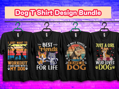 🐾🐾Dog T Shirt Design Bundle🐾🐾