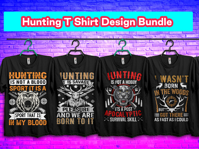 🦌🦌Hunting T Shirt Design Bundle🦌🦌