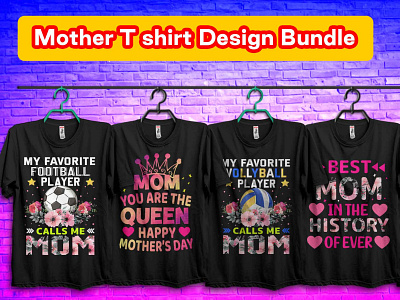 👨‍👩‍👧👨‍👩‍👧Mother T Shirt Design Bundle👨‍👩‍👧👨‍👩‍👧