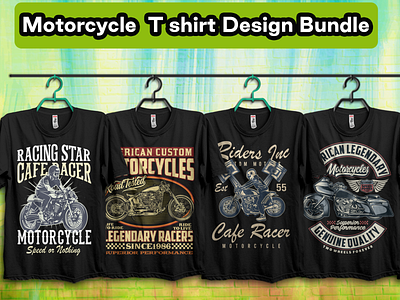 🏍️🏍️ Motorcycle T Shirt Designs Bundle 🏍️🏍️