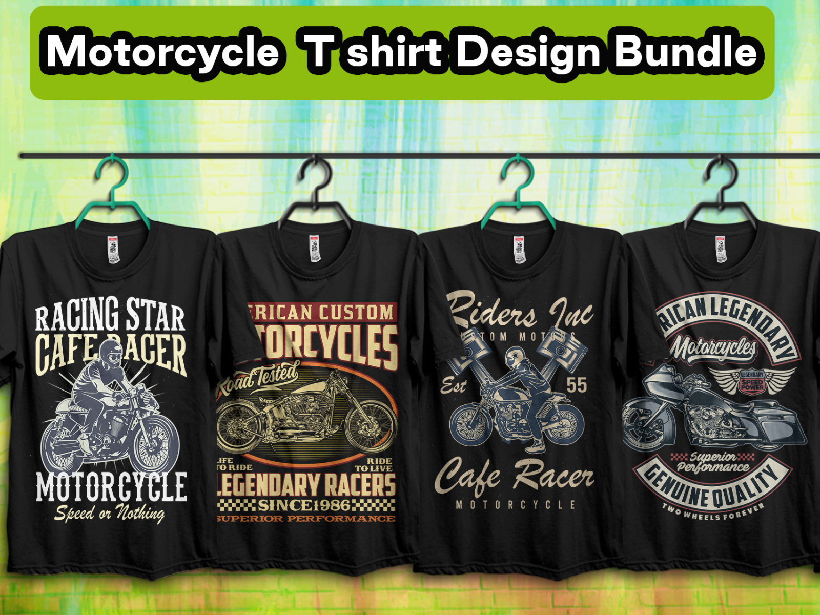 🏍️🏍️ Motorcycle T Shirt Designs Bundle 🏍️🏍️ by Tuly Akter on Dribbble