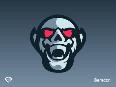 Demon Mascot Logo eSports by @emdzn