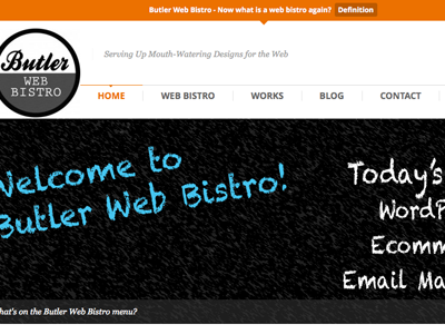 Butler Web Bistro wordpress