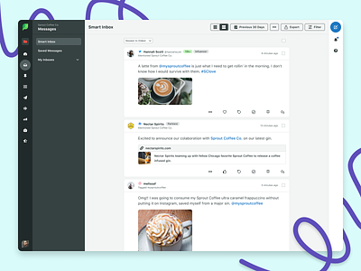 Sprout Social UI Refresh design system figma sprout social ui web app web app design website