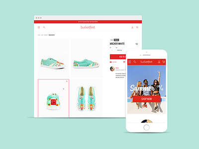 Bucketfeet Website