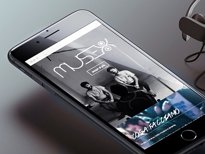 ::: Muse-X ™ ::: bootstrap iphone mobile muse music responsive smartphone ui usability ux video website