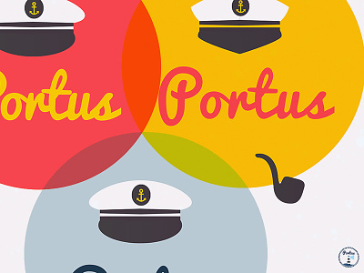 Portus Navy logo 🐟 anchor design download hat logo navy ocean pipe sailor sea ullustrator vector