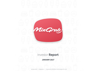 Presentation Slide cover investor mixgrub presentation report