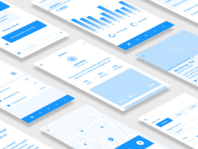 Social App Concept creative illustration mobile app social app user research ux design wireframe