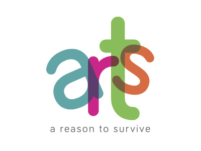 ARTS Logo art brand branding colorful colors graphic design logo nonprofit