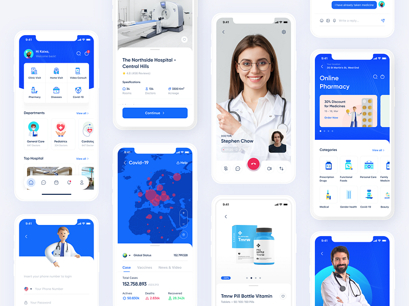 Medilab - Super Medical App UI Kit by tmrw. on Dribbble