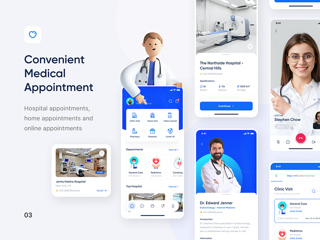 Medilab - Super Medical App UI Kit by tmrw. on Dribbble