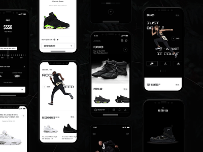 Jorden. - Buy & Sell Sneakers UI Kit adidas black creative design graphic design jordan minimal nike puma shoes sneaker streetstyle tmrw typography ui ui8 uikit uiux white yezze