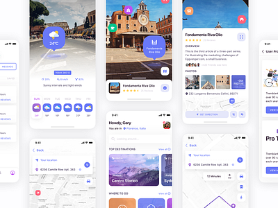 Eggplore - AR Maps & Travel 🗺 ar argument city destination direction free free sketch guide illustration kit map navigation reality travel ui user interface