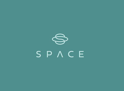 Space logo branding design icon identity illustration illustrator logo minimal typography vector