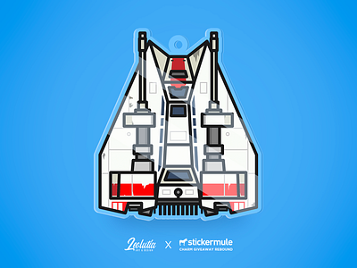 Snowspeeder Charm - Stickermule "Charms Giveaway" challenges charms custom design design design art designer dribbble fanart flat design freelance illustrator giveaway graphic design illustration illustration art illustration design rebounds spaceship starwars sticker design stickermule