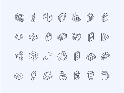 Isometric Icon Library