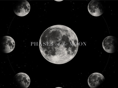The Moon design moon poster typography