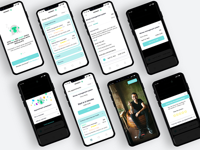 Personal development App (ghost) app design mobile personal development product design ui