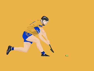 Tony Kelly - Clare design gaa graphic design hurl hurling illustration ireland irish munster championship photoshop side line cut sport tony kelly