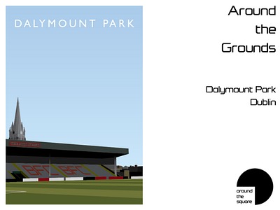 Dalymount Park - Dublin bohemians bohs design dublin football grounds graphic design illustration illustrator ireland irish irish football photoshop soccer sport stadium