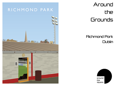 Richmond Park - Dublin design football football grounds graphic design illustration ireland irish league of ireland photoshop shed end sport st pats stadium