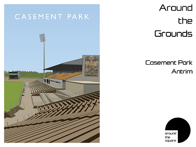 Casement Park belfast digital art gaa gaelic graphicdesign hurling illustration illustrator ireland irish sport stadium vector