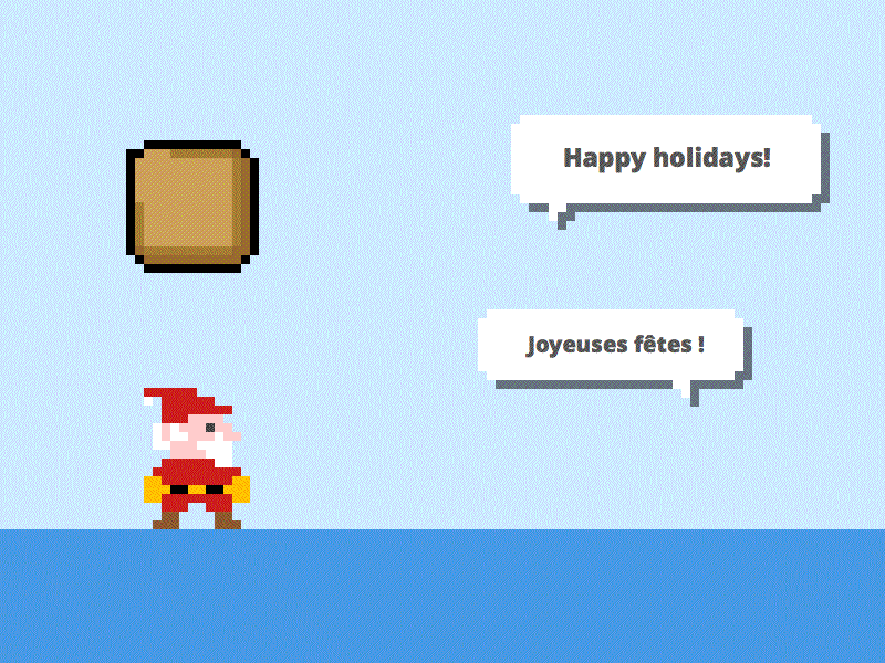 Christmas e-card card christmas holidays santa super mario