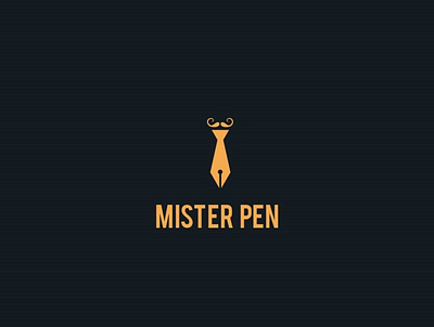 MISTER PEN creative design graphic design logo logodesign mister pen vector