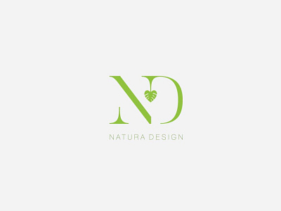 ND Logo Concept creative design graphic design logo logodesign minimal nature typography vector