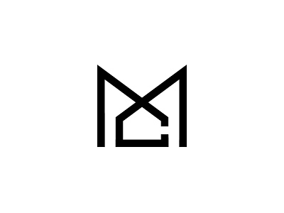 MC REAL ESTATE MONOGRAM creative graphic design logo logodesign minimal monogram real estate typography