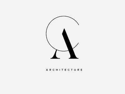CA Architecture Logo Concept architecture art concept creative design font design graphic design logo logodesign minimal simplistic typography