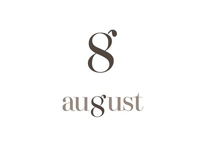 August / Fashion Logo Concept