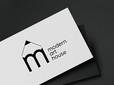 Modern Art House / Logo Concept for art House art artist creative design gallery graphic design house logo logodesign minimal typography