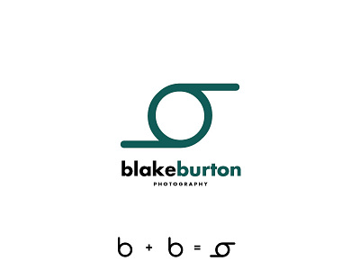 Blake Burton Photography art design logo logodesign minimal photographer logo photography photography logo simple design typography vector