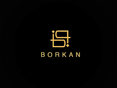 Borkan Logo art artist branding creative design graphic design logo logodesign minimal model