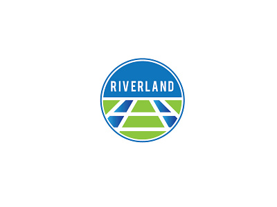 Riverland Logo branding creative design graphic design logo logodesign park