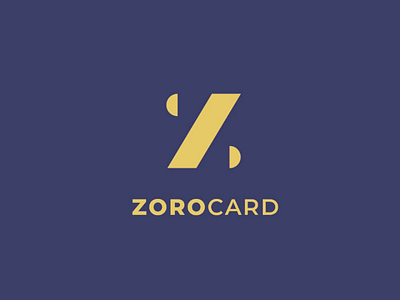 Zoro Card bank creative finance graphicdesign logo logo design minimal vector