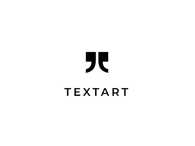 TEXTART Logo Concept art content design creative design logo logodesign minimal text typography writing