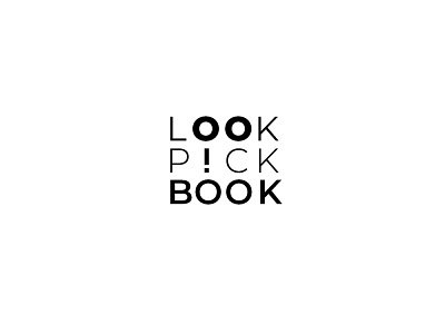 LOOK PICK BOOK Logo Concept creative graphic design logo logodesign smart typography