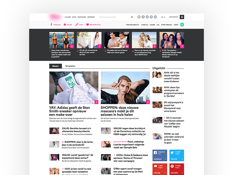Online Women's Magazine buzz clean blog magazine