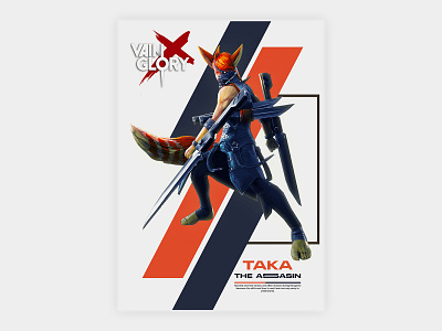 A Poster TAKA Character "Vainglory" adobephotoshop design poster vainglory