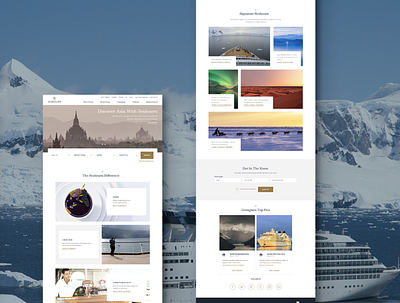 Seabourn ui uidesign uiux