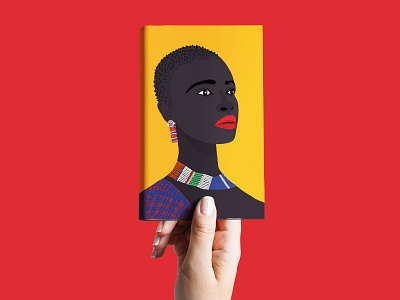 Black art black bold book bright bright colours cover art culture doodle illustration portrait portrait art tradition