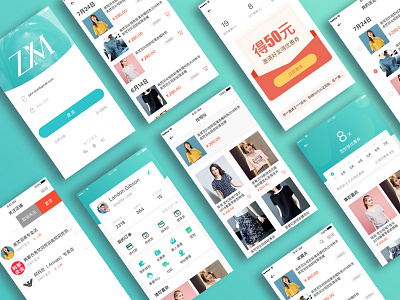 Shopping APP UI design mobile terminal interface clothing mall app design icon ui ux 设计