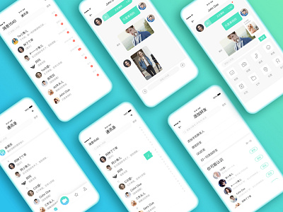 Social APP UI design live interface dating APP