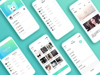 Social APP UI design live interface dating APP