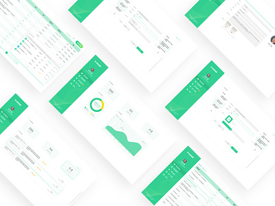 System background visual interface data statistics